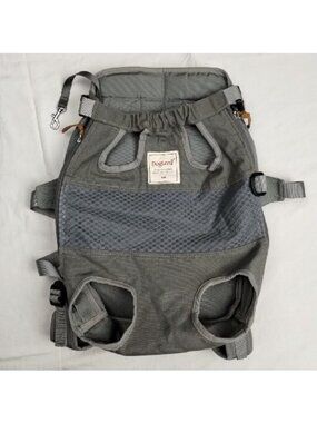 Doglemi Cat & Dog Front Carrier Gray Medium Backpack W/ Adjustable Straps